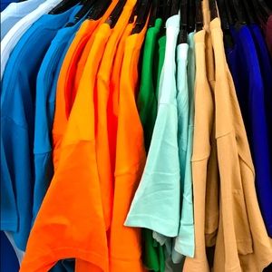 Plain shirts all sizes and colours